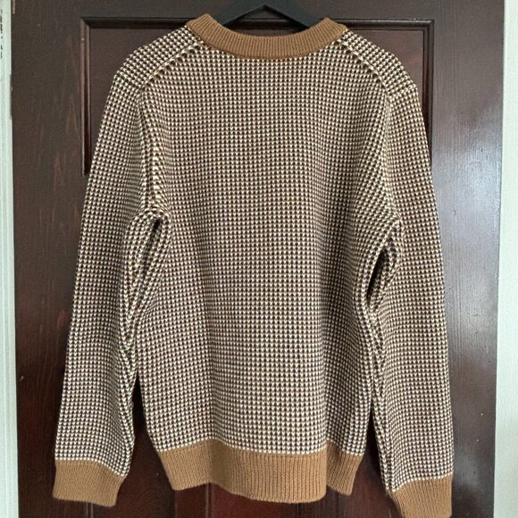 Sunspel Merino Wool Fisherman's Jumper Size L - Picture 2 of 6
